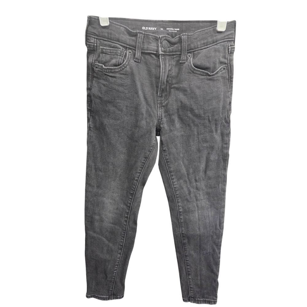 Charcoal Flex Taper Jeans - Old Navy - 10